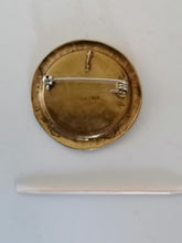 Charger l&#39;image dans la galerie, Broche et pendentif vintage,  visage en argent massif.
