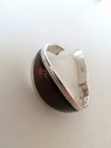 Bracelet design probablement italien, argent massif,