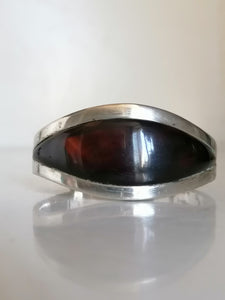Bracelet design probablement italien, argent massif,