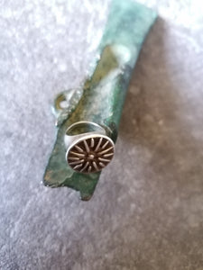 Bague en argent massif 