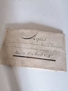 Ancienne act notarial Vaudois de l'achat d'une vigne. En l'an 1797