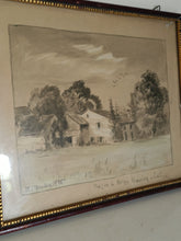 Charger l'image dans la galerie, Aquarelle signée Dulex 1925 , la maison de Philippe Monnier à Cartigny Genève.
