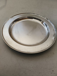 Spitzbarth orfèvre à Zurich, petite assiette creuse en argent massif 0,925 .