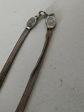 Charger l'image dans la galerie, Collier ethnique en argent massif niellé, région Turquie début Xxème
