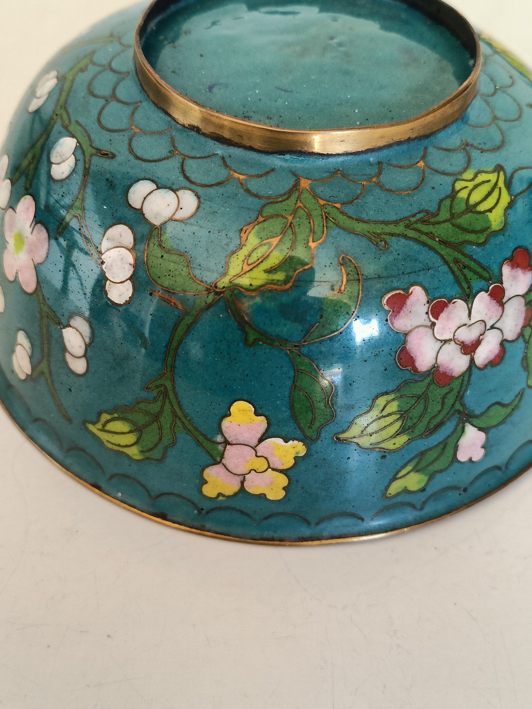 Bol en émail cloisonnée, chine début XXÈME