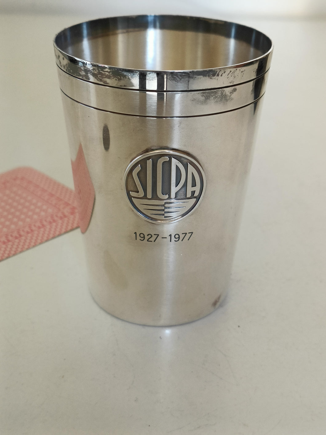 Jezler gobelet en argent 0.800 offert par  SICPA