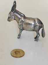 Charger l&#39;image dans la galerie, Figurine âne en argent massif.
