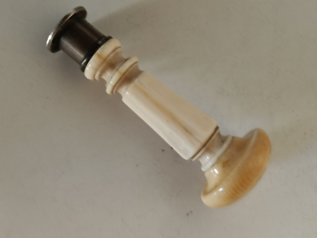 Cachet fin XIXÈME avec tampon armoirie