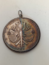 Charger l&#39;image dans la galerie, Médaille tir cantonal Vaudois Morge 1891 en argent , montée en pendentif.
