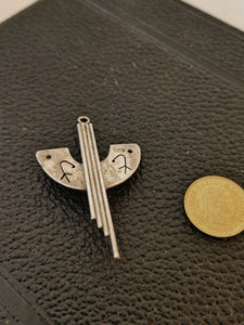 Pendentif art déco en argent