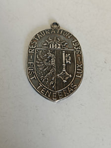 Restauration de Genève commémoration de 1936 médaille en argent massif 0.800