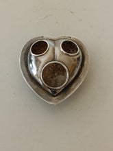 Charger l&#39;image dans la galerie, Coeur de Savoie , bijoux régional en argent massif, probablement début XXÈME. Système coulissant
