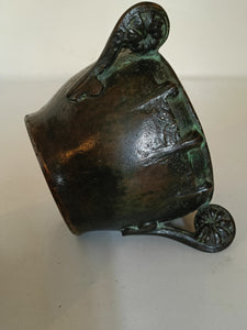 Gilbert François Bocquet artiste de  Carouge (1874-1955)

Rare vase en bronze Art nouveau vers 1920