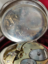 Charger l&#39;image dans la galerie, Montre gousset homme en argent massif , vers 1900
