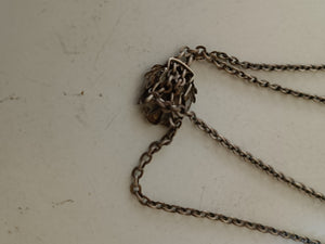 Grande chaîne de garde pour montre gousset en argent massif vers 1900