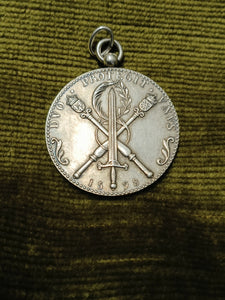 Médaille Henri IV,  Unification des deux royaumes en 1598.