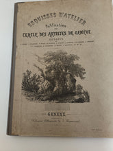 Charger l'image dans la galerie, Esquisses d'atelier. Publication du Cercle des artistes de Genève. Livre XIXE avec 60 planches lithographiées
