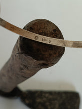 Charger l&#39;image dans la galerie, Duvosin bracelet moderne en argent, probablement travail du père ! Orfèvre Carougeois de renommé.
