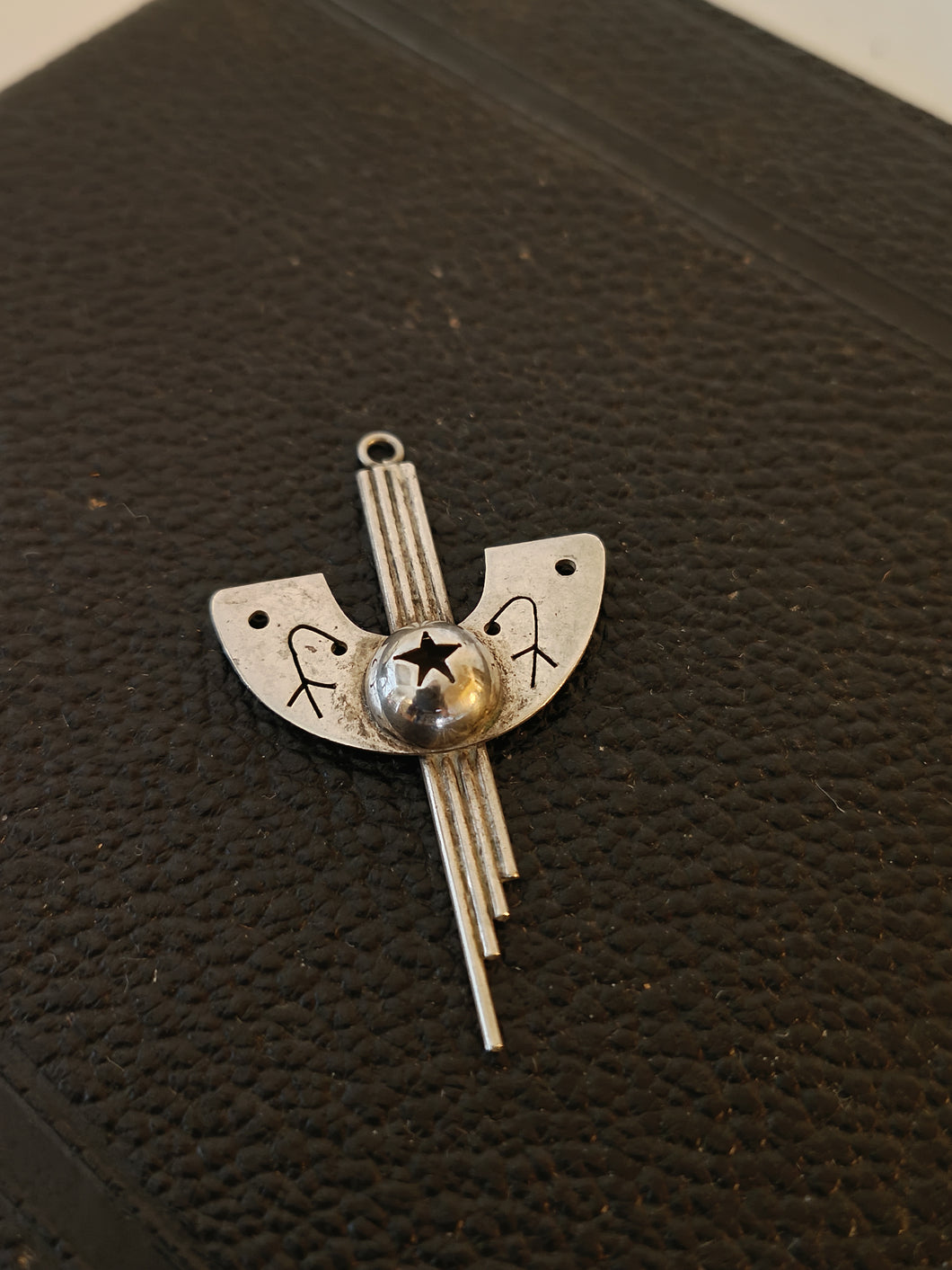 Pendentif art déco en argent