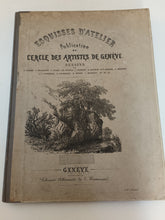 Charger l'image dans la galerie, Esquisses d'atelier. Publication du Cercle des artistes de Genève. Livre XIXE avec 60 planches lithographiées
