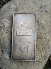 Charger l&#39;image dans la galerie, Petit lingot 50 gramme argent fin 999 avec décors l&#39;abondance
