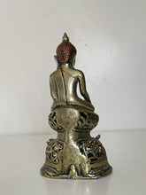 Charger l&#39;image dans la galerie, Bouddha et encensoir en bronze avec belle patine , XIXème
