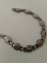 Charger l&#39;image dans la galerie, Bracelet Art Déco en argent massif
