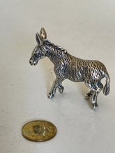 Charger l&#39;image dans la galerie, Figurine âne en argent massif 0.800
