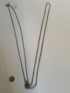 Grande chaîne de garde pour montre gousset en argent massif vers 1900