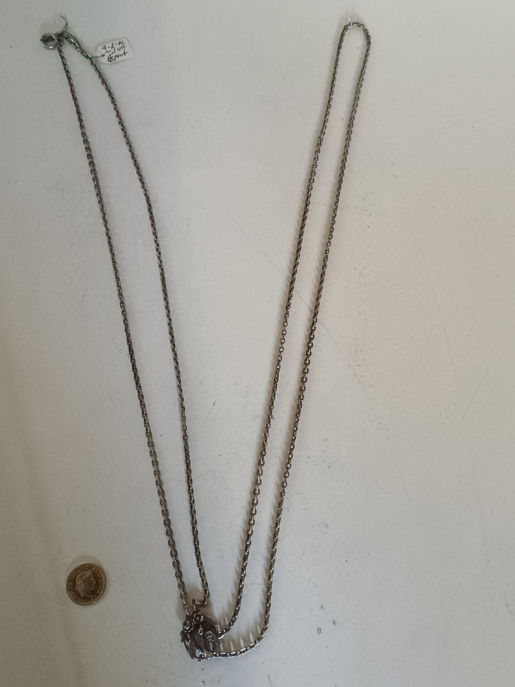 Grande chaîne de garde pour montre gousset en argent massif vers 1900