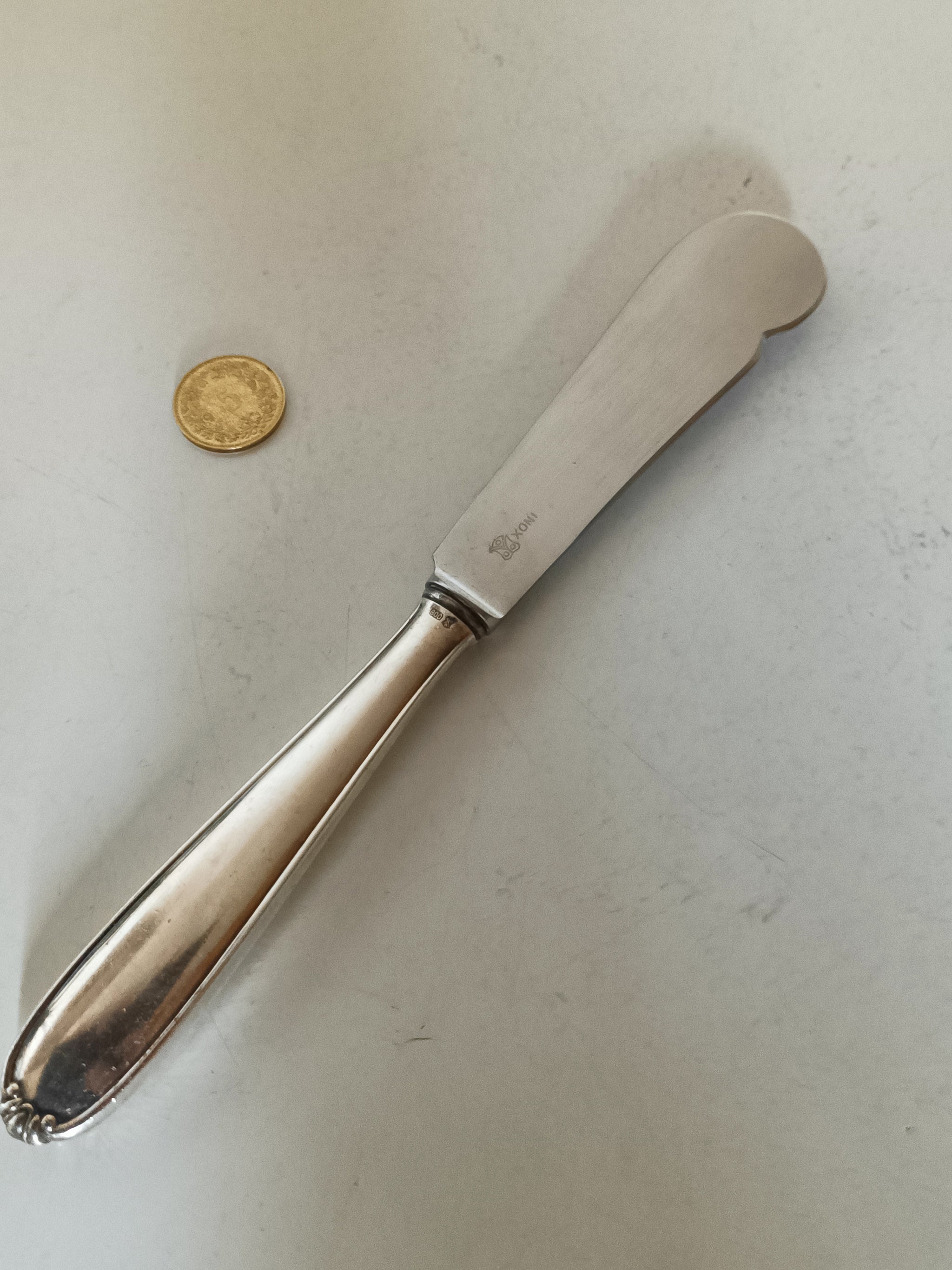 Argent Massif Couvert à Découper Roti Volaille Ideal Barbecue Couteau Argent Massif Couvert à Découper Roti Volaille Ideal Barbecue Couteau
