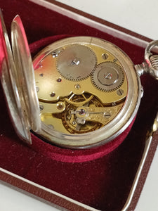 Montre gousset homme en argent massif , vers 1900