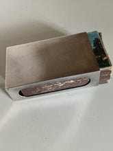 Charger l&#39;image dans la galerie, Jezler grande boîte à allumettes ou autre en argent massif 0.800 ,en parfait état. 231g
