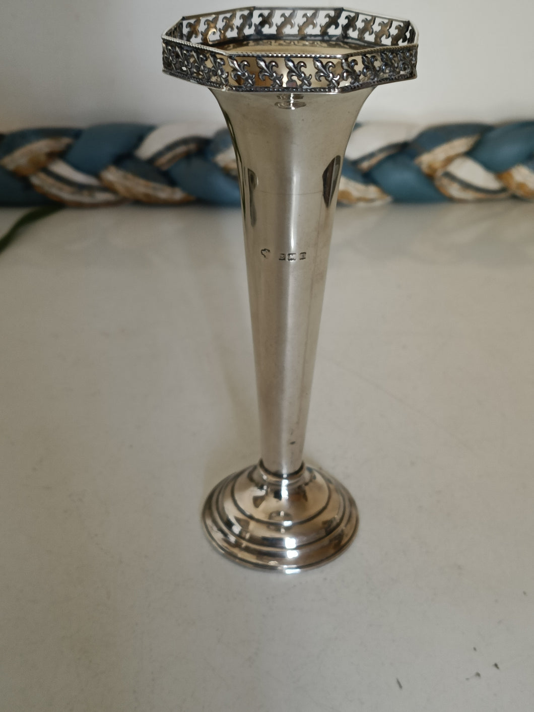 Vase en argent massif Sterling Anglais fin XIXÈME
