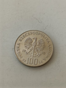 Pologne Proof 100 zlotych 1975 argent non circulée 16,5g