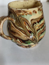 Charger l'image dans la galerie, Pichet en céramique jaspé, probablement haute Savoie . Signé F
