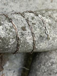 Opla chaîne en argent massif 0,925 , maille moderne