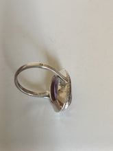 Charger l&#39;image dans la galerie, Bague argent et améthyste et Marcassite début XX en argent . Poinçon français Minerve
