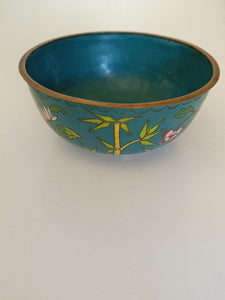 Bol en émail cloisonnée, chine début XXÈME