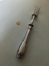 Charger l'image dans la galerie, Émile Puiforcat à Paris , grande fourchette à viande. Manche argent style Empire, en parfait état. Travail début XXÈME

