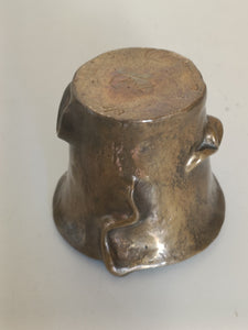 Garouste et Bonneti Rare vase en bronze fin XXÈME numéroté 7/8 , cachet fonderie d'art  Barthélémy,