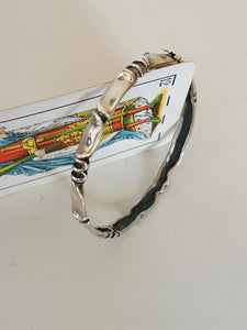 Bracelet design en argent massif Bartel & Sohn Allemagne vers 1970