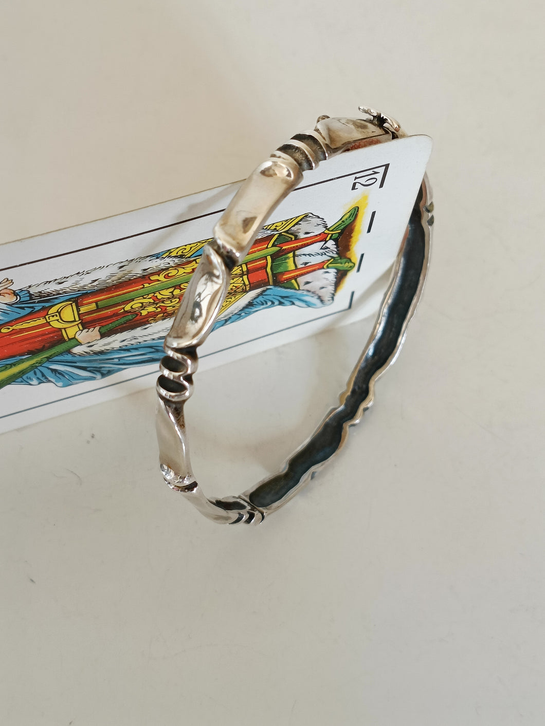 Bracelet design en argent massif Bartel & Sohn Allemagne vers 1970