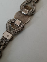 Charger l'image dans la galerie, Collier ethnique en argent massif niellé, région Turquie début Xxème
