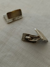 Charger l'image dans la galerie, Paire de bouton de manchette en argent doré vers 1950 en argent 0.800
