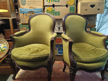 Charger l&#39;image dans la galerie, Rare paire de fauteuils cabriolets style Louis XV en palissandre. À recouvrir

