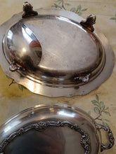 Charger l'image dans la galerie, English Silver Mfg. Corp USA légumier en métal argenté style anglais . XXÈME.  En deux parties
