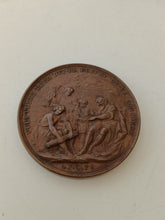 Charger l'image dans la galerie, Rare médaille Genevoise XVIIIE en bronze "Les effets de la Concorde"
