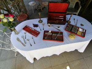 Coffret ménagère complet en argent massif