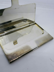 Porte carte visite argent